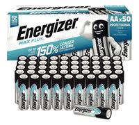 50 Piles Alcalines AA / LR6 Energizer Max Plus