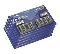 50 piles au lithium VARTA CR123A, 3V, 1480 mAh – CR17345 – Emballage en blisters