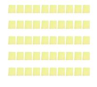 50 protecteurs de feuilles A4, 30 trous, translucides givrés, étanches et réutilisables, pour reliure de rapports et présentations, en plastique PP souple, pour une utilisation (Jaune)