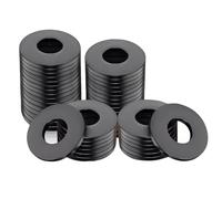 50 Rondelles Etanches M8 16mm 1,5mm Joint Plat Haute Resistance | Compatibles rondelle M6, inox plastique antivibration, resistant metal, etiquette antirouille, scellement etanche