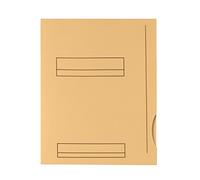 Chemises dossier 2 rabats Oxford 24 x 32 cm blanc crème - Paquet de 50