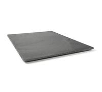 50 x 60 x 0,8 cm - Plaque Lisse en Fonte pour Habillage de cheminée, Foyer | paisseur 8 mm, résistante à la chaleur, pour habillage de cheminée, accumulation et diffusion progressive de la chaleur
