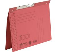 50 x Elba 100560085 Chemise à anneaux, reliure standard - carton manila (RC), 250 g/m², A4, 318 x 265 mm, rouge