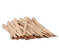 500 Attaches Twist Kraft 10 cm - Liens Fermeture Sachets Alimentaires, Biscuits, Bonbons, Vrac - Fil Métallique Papier Kraft Recyclable
