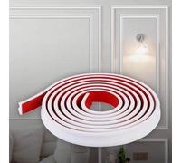 500 cm Bordure décorative murale, bandes décoratives murales 3D auto-adhésives, moulure décorative murale flexible DIY, convient pour les murs, les miroirs, les cadres de fenêtre et la décoration d'in