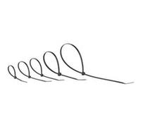 500 colliers de serrage en 5 tailles, coloris noir Noir G