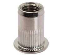500 Ecrous à Sertir Crantés Tête Plate GOFIX M3 x 10 mm - Inox - D-Work