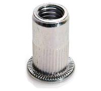500 Ecrous à Sertir Crantés Tête Plate GOFIX M5 x 12.5 mm - Acier - D-Work