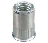 500 Ecrous à Sertir Crantés Tête Ronde GOSERT ACRC M4 x 10 et D.6.3 mm - Acier - D-Work