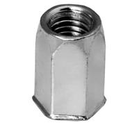 500 Ecrous à Sertir Hexagonaux Tête Réduite GOSERT M4 x 11 mm - Acier - D-Work