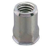 500 Ecrous à Sertir Semi Hexagonaux Tête Ronde GOSERT M4 x 12 mm - Acier - D-Work