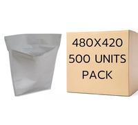 500 Enveloppes BULLES blanches TAILLE L 420X480 MM Enveloppe matelassée pour une expédition en pochette avec protection