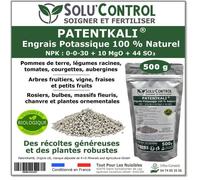 500 g de PatentKali® SOLU’CONTROL - Engrais Potassique 100% Naturel