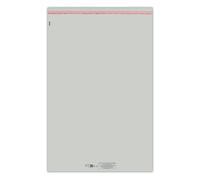 500 Grand Sachet emballage plastique transparent à fermeture adhésive repositionnable haute brillance 500 x 700 mm + rabat 40 mm pochette emballage sachet conditionnement avec texte légal sécurité