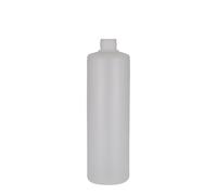 500 ml bouteille ronde, plastique PE, naturel, ouverture : bouchon à vis