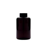 500 ml emballage PET, plastique, brun, ouverture : 45/400