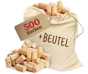 500 nouveaux sacs en coton faits à partir de bouchons de liège - bouchons de bouteille transformés en bouchons de vin