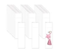 500 Pièces 5x15cm Sachets Cellophane Auto-adhésifs Longs Clairs Sacs en Plastique avec Fermeture Adhésive Transparents OPP Sacs Autocollant 50µm pour Bonbons Huile Pastel Chaîne de Clés Collier