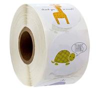 500 Pièces Mignon Animaux Merci Autocollants Sceau Étiquettes Pour Enfants Étudiants Récompense Autocollants Pour Vélo Moto Enfants Enfants Jouets Cadeau