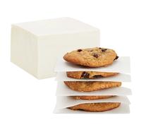 500 pièces papier de cuisson parchemin 4x4 pouces feuilles de papier de galette carrées antiadhésives pour Biscuits presse à hamburgers 10x10cm