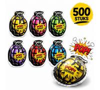 500 pièces Sacs de pétards - Grenade détonante - Petite grenade explosive, gonflable automatiquement - Sacs de pétards jouets - Bombe détonante - Farces et attrapes