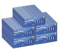 500 piles VARTA Industrial Pro AAA LR03, 1,5V, alcalines – format micro, conditionnement de grande quantité (4003)
