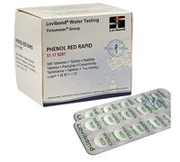 500 Rapid comprimés (50 bandes) by piscine Total | qualité de la marque LOVI Bond tintometer | comprimés de rechange pour piscine Testeur manuelle (schüttel Box) Phenol Red Rapid