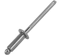 500 Rivets Aveugles Tête Plate Tout Inox 4 x 18 mm - ISO 15983 - DIN 7337 - Inox A2 - D-Work