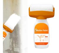 500g Brosse Roulante de Réparation Murale, 2 en 1 Rouleaux À Peinture Retouche Peinture Blanc Mur Petite Brosse De Réparation Murale À Rouleau pour Taches Fissures, Retirez Les Graffitis Muraux