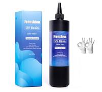 500G résine UV, formule de mise à niveau à faible viscosité dure plus rapide avec kit de résine super cristalline claire pour la fabrication de bijoux
