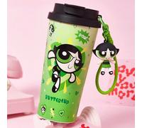 500ml /16 Oz Acier inoxydable isolé sous vide, 1 couvercle étanche, convient pour les boissons chaudes / boissons froides, convient pour la plupart des porte-gobelets 500mlCartoon,LettresAcier inoxyda