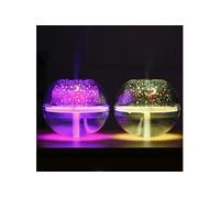500ml Humidificateur d air led interieur, Humidificateur d air bebe silencieux, Reveil projection plafond enfant etoile - Argent