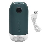 500ml Mini Air Humidifier Portable USB Rechargeable Mist Fogger Maker with (Vert foncé)
