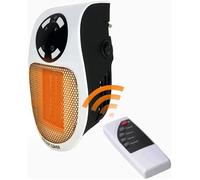 500W Chauffage D'Appoint Electrique Portable Mini Radiateur Soufflant Ceramique Basse Consommation avec Minuterie Affichage [1524]