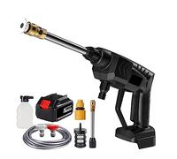 500W Électrique sans Fil Haute Pression Laveuse 20000mAh Pistolet À Eau 21V Batterie Lavage De Voiture Buse d'eau Nettoyage Machine Jet Puissant