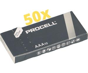 500x Duracell Procell MN2400 Micro Batteries