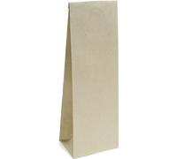500x sacs en papier à l'herbe 250g - taille L 8 x P 5 x H 24,3 cm - sacs en papier à fond plat Sacs en papier à fond plat Sacs cadeaux en papier (GP sans fenêtre, 500 pcs.)