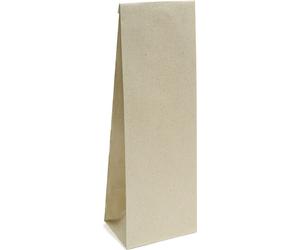 500x sacs en papier à l'herbe 250g - taille L 8 x P 5 x H 24,3 cm - sacs en papier à fond plat Sacs en papier à fond plat Sacs cadeaux en papier (GP sans fenêtre, 500 pcs.)