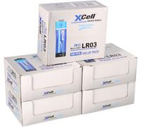 500x XCell AAA Micro Super Alkaline 1,5V Batterie