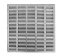 500x500mm Grille de Ventilation en Acier Galvanisé avec Moustiquaire - Grilles d'aération Métallique