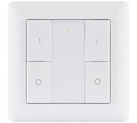 50134 SH ZB Wandtaster Doppelwippe On/Off/Dimm Paulmann Home Commutateur sans fil blanc