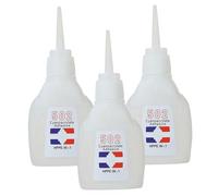 502 Super Glue, 3PCS 502 GLUE, 30G ADHÉSIVE INTÉRÉFICATION DÉTRY SUPER POUR METAL, VERRE, PLASTIQUE, RÉPARATION DE CURTURE, BOIS
