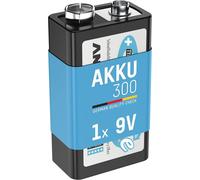 [5035453] Ansmann Blister de 1 Pile rechargeable 9V E-Block 300mAh maxE+
