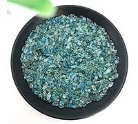 50g 2-4mm Naturel Blue Apatite Cristal Pierre Mini Gravels polis Spécimen Minéral Spécimen Naturel Cristaux de Quartz Naturel
