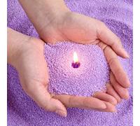 50g Cire de flocon de neige colorée, bougies en cire perlée multicolore, cire de fleur de glace, kit de fabrication de bougies, cire artisanale DIY, décoration d'intérieur, cadeaux rouge,Black,violet,