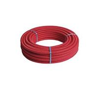 50M Tube Multicouche Pré-Gainé Rouge - Ø20X2,0 - Alu 0,28Mm - Henco Rouge G