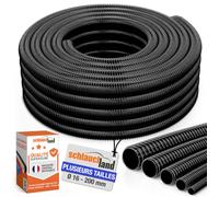 50m TUYAU Annelé FLEX-PVC Ø 200mm | 7 7/8" BASSIN POMPE EAU AIR LIQUIDE | MULTI-TAILLES | QUALITÉ PREMIUM | Tube flexible d'aspiration, filtration & refoulement | Intérieur lisse, spirale de renfort