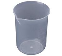 50mL Becher gradue en Plastique Transparent Tasse a mesurer pour Lab 2 Pcs