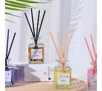 50ml Désodorisant d'ambiance aromatique romantique, huile essentielle, parfum lavande pêche bois d'agar, air frais pour la maison et la chambre, diffuseur à tiges, bureau, essentiel pour les vacances,