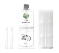 50ml kintsugi kit，La kintsugi colle peut être utilisée pour coller rapidement des céramiques cassées, elle peut être utilisée pour coller le verre et la céramique, mais aussi le bois et le métal